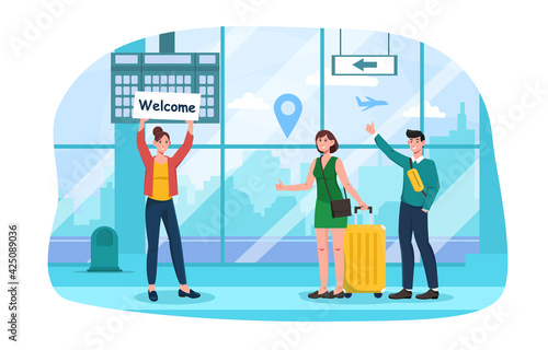 Meeting at the airport 1