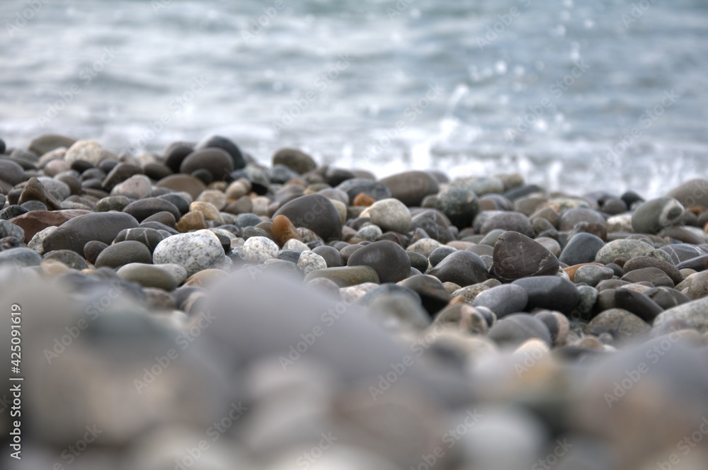 stones on the beach