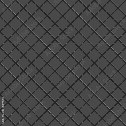 nahtlos Hintergrund, Tapete, Fliesen - Rhombus anthrazit