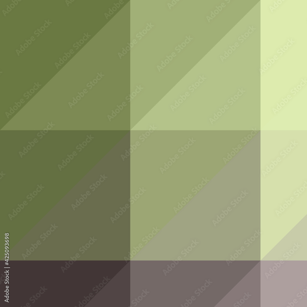 Fototapeta premium Abstract color Low-Polygones Generative Art background illustration