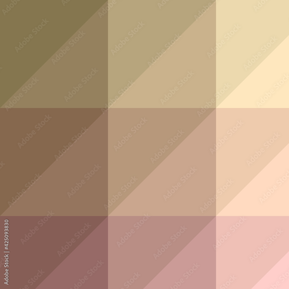 Abstract color Low-Polygones Generative Art background illustration