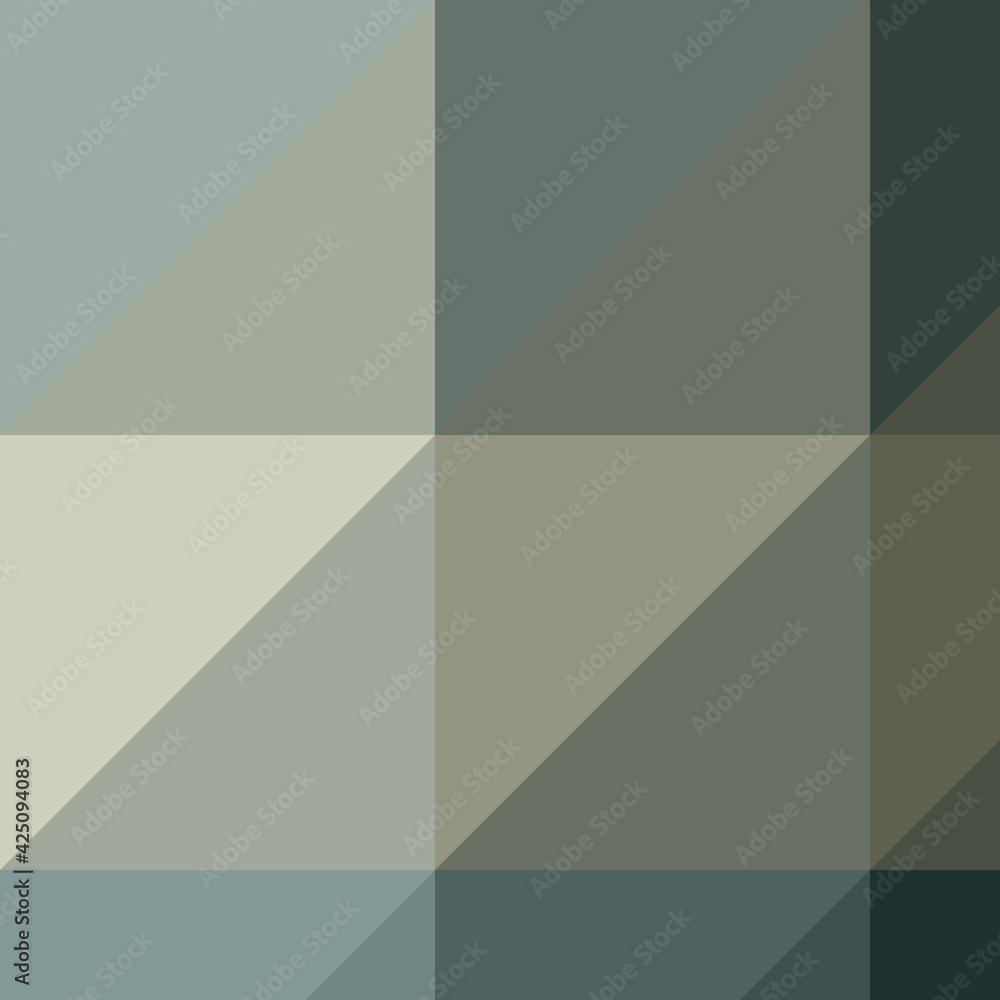 Fototapeta premium Abstract color Low-Polygones Generative Art background illustration