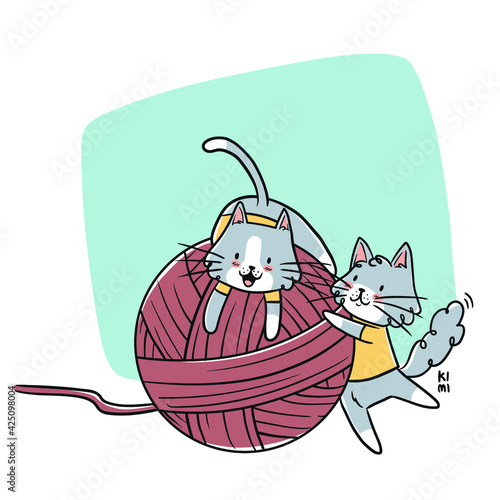 gatitos juguetones 