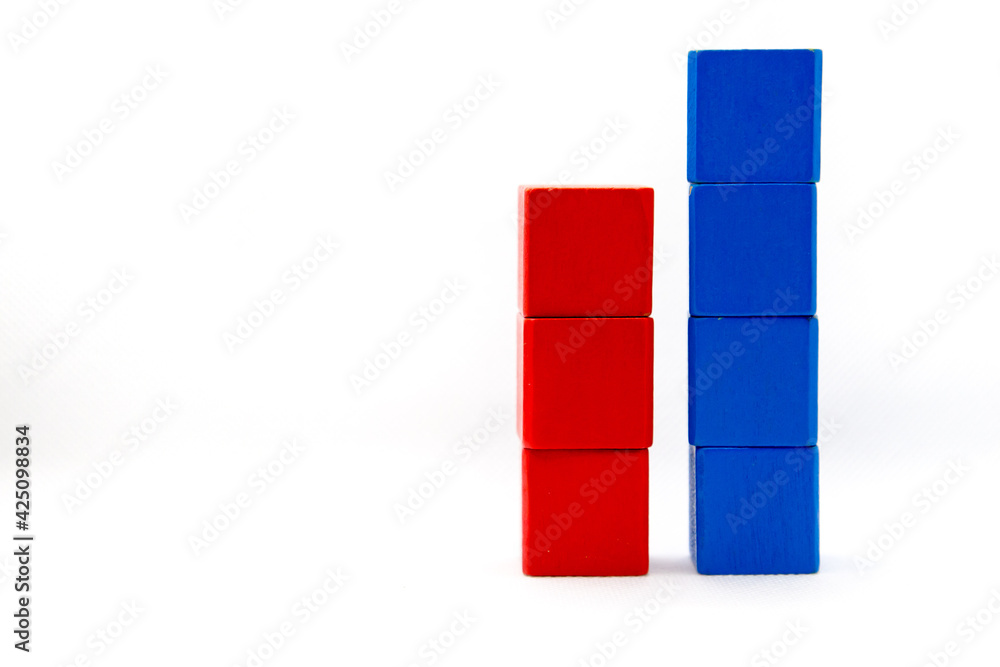 Naklejka premium Bauklötze bunt