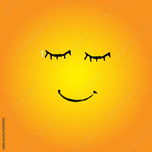 Smile icon Logo Vector Template Design