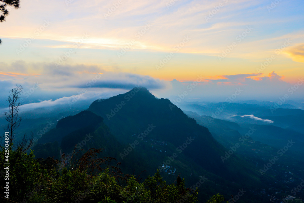 sunrise in the mountains sunrise in the mountains