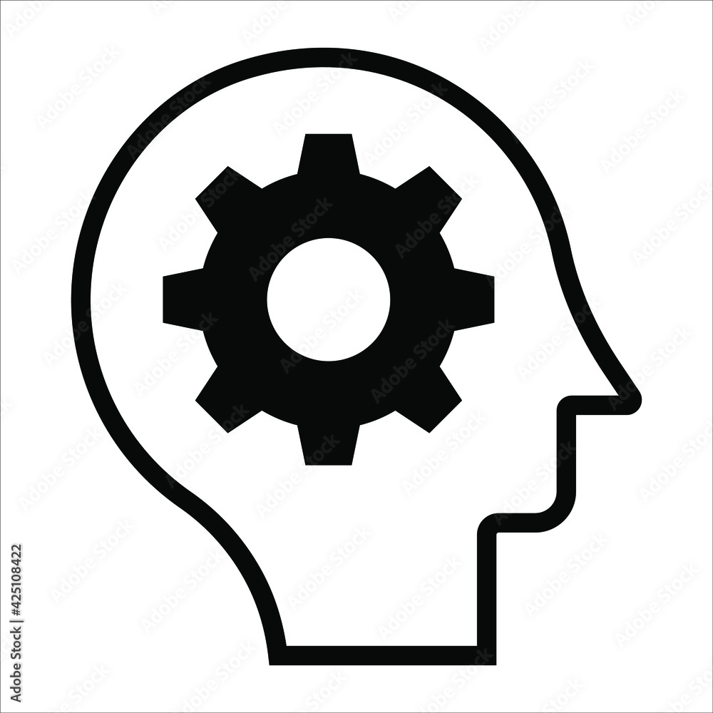 generating idea black filled vector icon isolated generating idea black filled vector icon isolated
