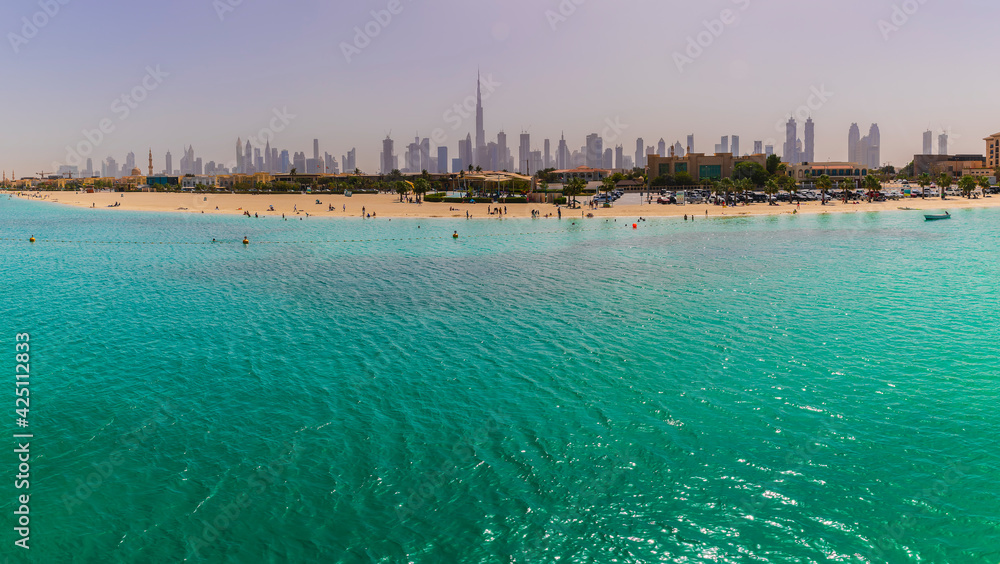 One of the beaches of Dubai