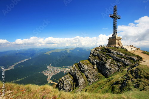 Summer alpine landscape in Bucegi Mountains, Romania, Europe