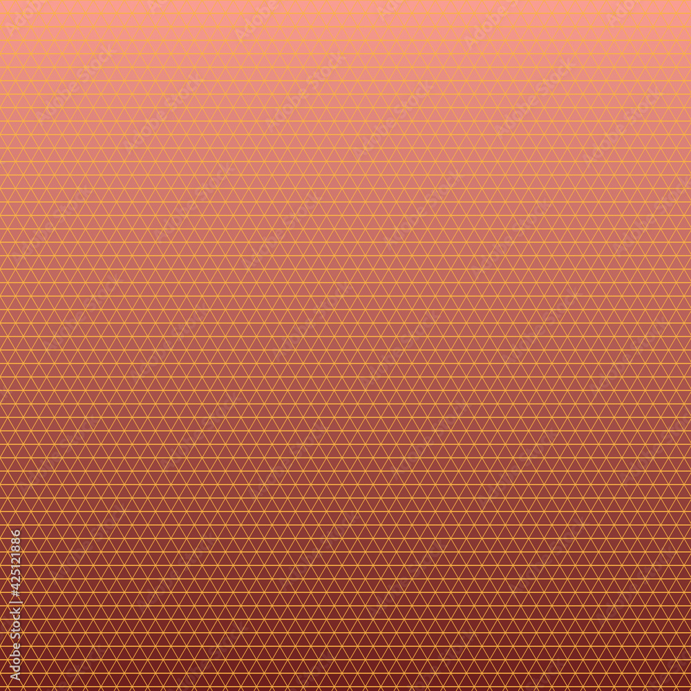 Abstract color Low-Polygones Generative Art background illustration