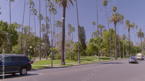 POV Driving from Sunset Boulevard to Beverly Dr in Los Angeles