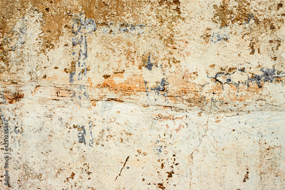 Texture of a concrete wall with cracks and scratches which can be used as a background Texture of a concrete wall with cracks and scratches which can be used as a background