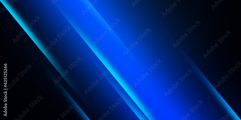 Abstract blue and black are light pattern with the gradient is the with floor wall metal texture soft tech diagonal background black dark clean modern