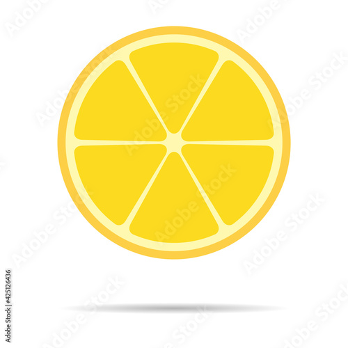 Citrus fresh icon, food fruit juice organic symbol, healty nature design vector illustration