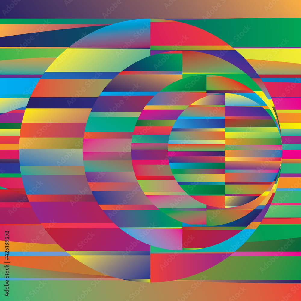 Fototapeta premium Vector Abstract geometric background