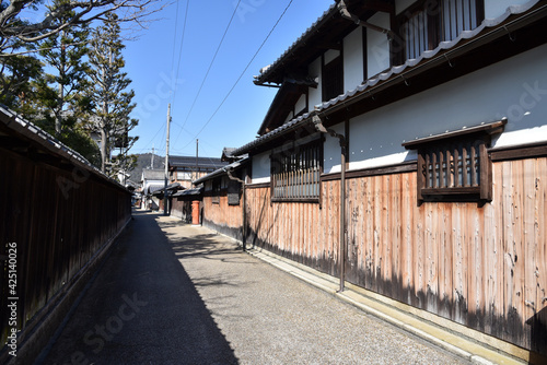 五個荘金堂町 郵便ポストのある風景 滋賀県東近江市