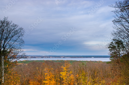 view over the Müggelsee, Berlin, Germany 