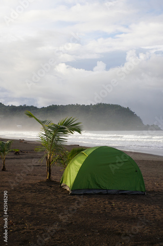 tent on the beach