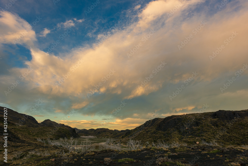 Fototapeta premium Amazing cloud imagery, located in Tibet, China.