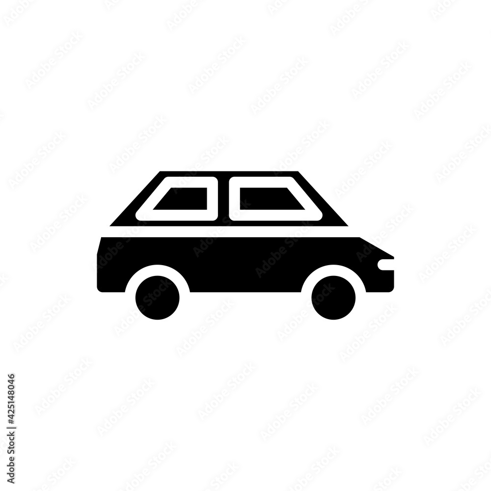 car icon solid style vector for your web, mobile app logo UI design car icon solid style vector for your web, mobile app logo UI design