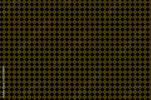 Patrón de círculos dorados y negros ordenados en forma vertical