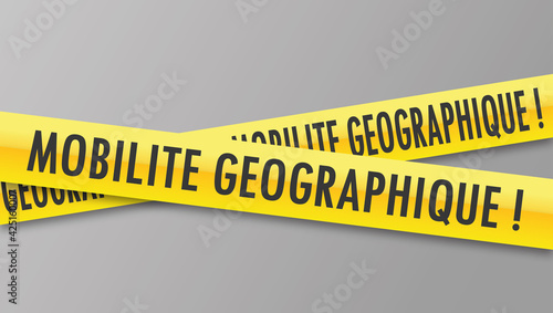 Logo mobilité géographique.