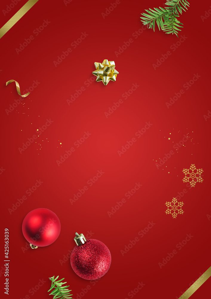 Christmas background with gold snowflakes and balls. Christmas background with gold snowflakes and balls.
