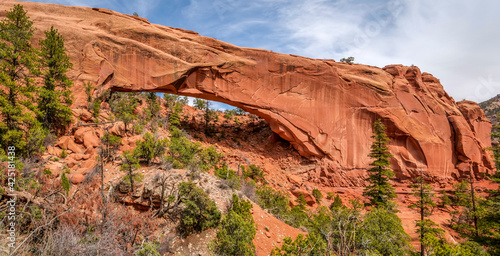 Rock Arch in the Rugged Southwest Red Rock Country.