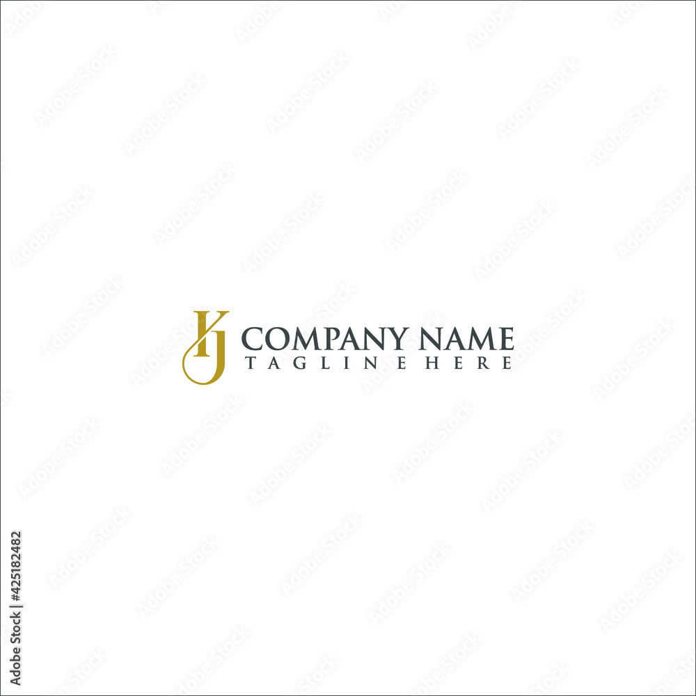 Awesome abstract logo of letter KJ or JK logo, this logo is great for various purposes. Awesome abstract logo of letter KJ or JK logo, this logo is great for various purposes.
