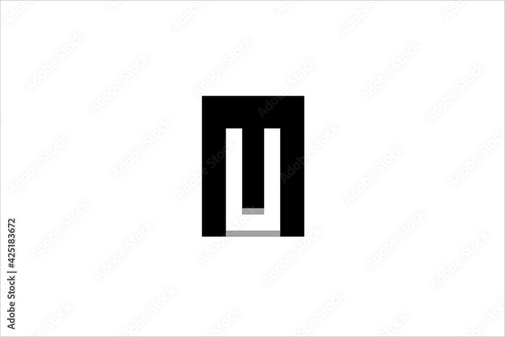 letter m u logo letter m u logo