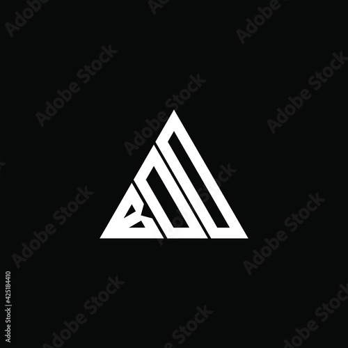 B D D letter logo creative design. BDD icon