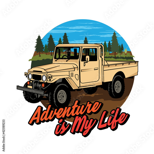 Off road Adventure vehicle logo design