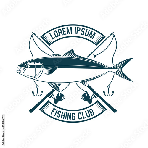 Fishing club logo