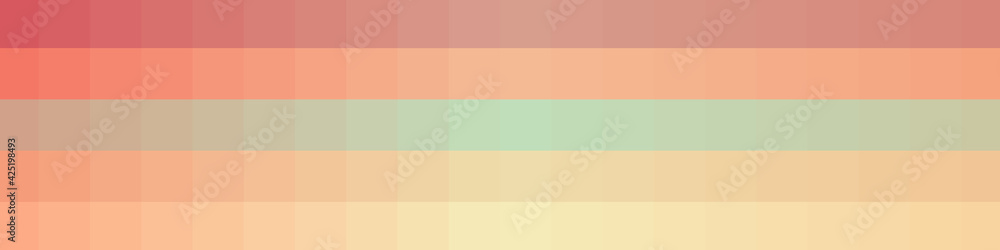 Abstract color Low-Polygones Generative Art background illustration