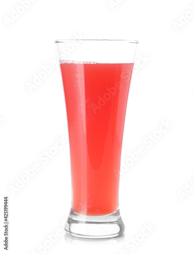 Wallpaper Mural Glass of grapefruit juice on white background Torontodigital.ca