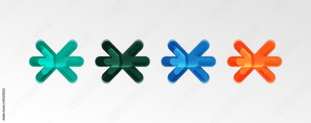 Abstract glossy crosses background for business or technology presentations, internet posters or web brochure covers Abstract glossy crosses background for business or technology presentations, internet posters or web brochure covers