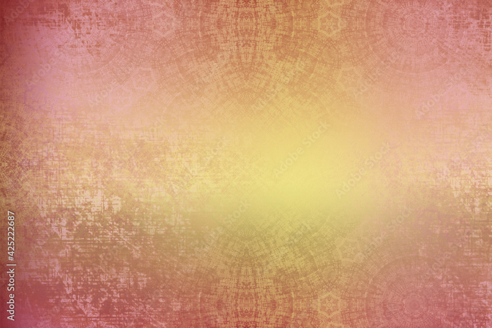 Obraz premium Golden abstract decorative paper texture background for artwork - Illustration