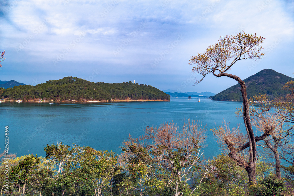 Naklejka premium Hansando (Island)sea view-Tongyoung, Kyeongnam. Korea