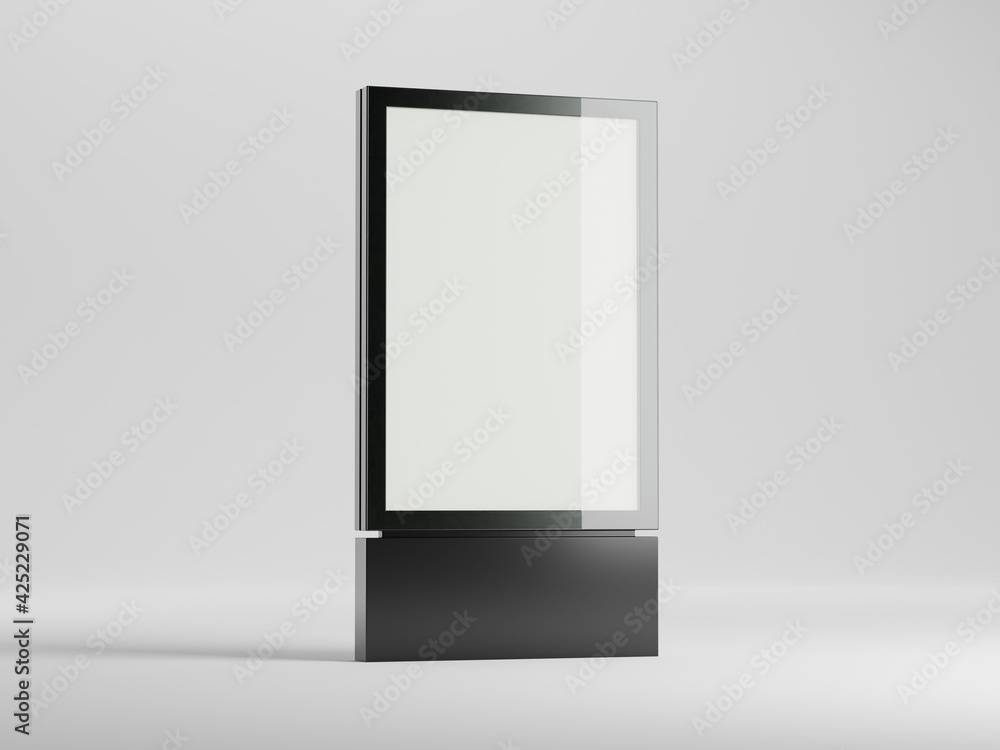 City-Light-Poster Leuchtkasten mit leerer Werbefläche. Für Mock-Up und Präsentationen City-Light-Poster Leuchtkasten mit leerer Werbefläche. Für Mock-Up und Präsentationen