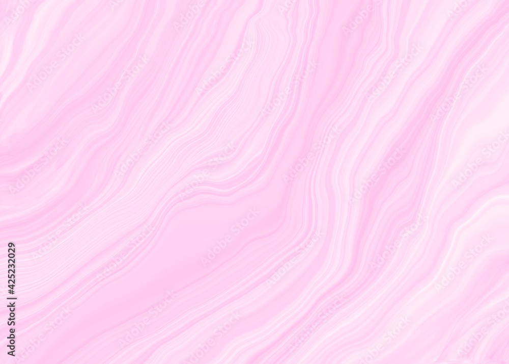 Fototapeta premium Background of pink waves texture, liquid marble effect wallpaper.