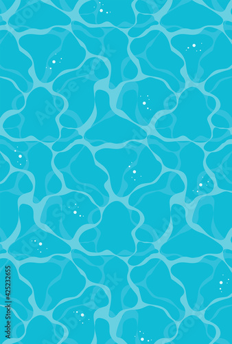 summer vector background with pool illustrations for banners, cards, flyers, social media wallpapers, etc.