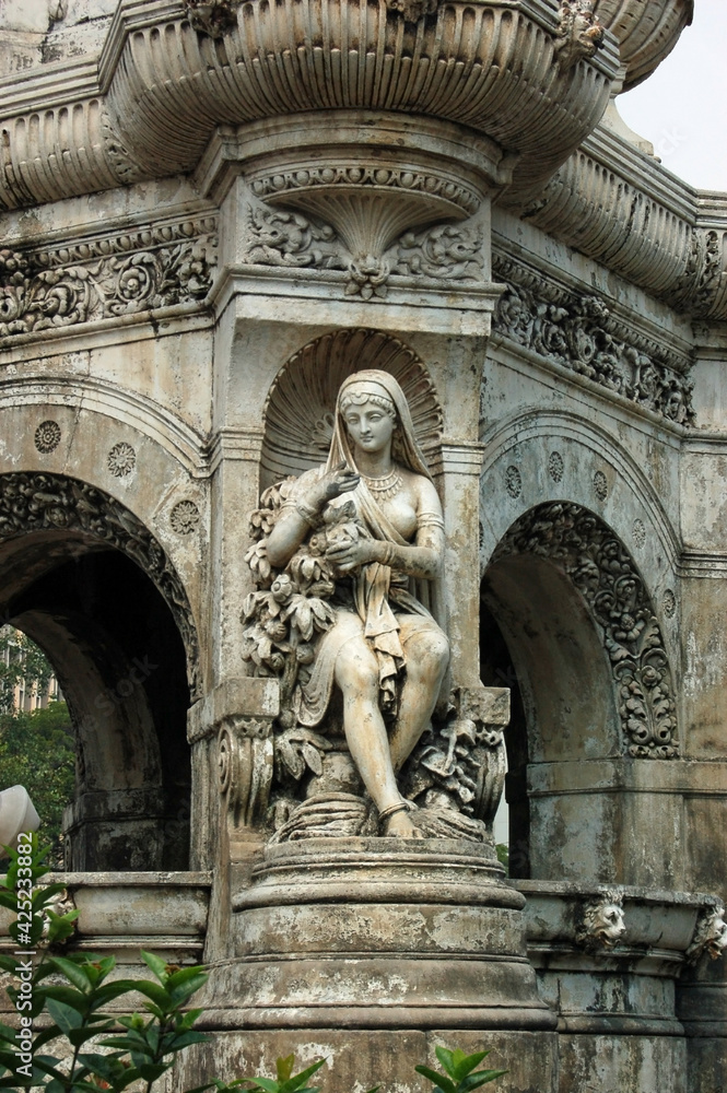 Floral Fountain, Mumbai, Detail