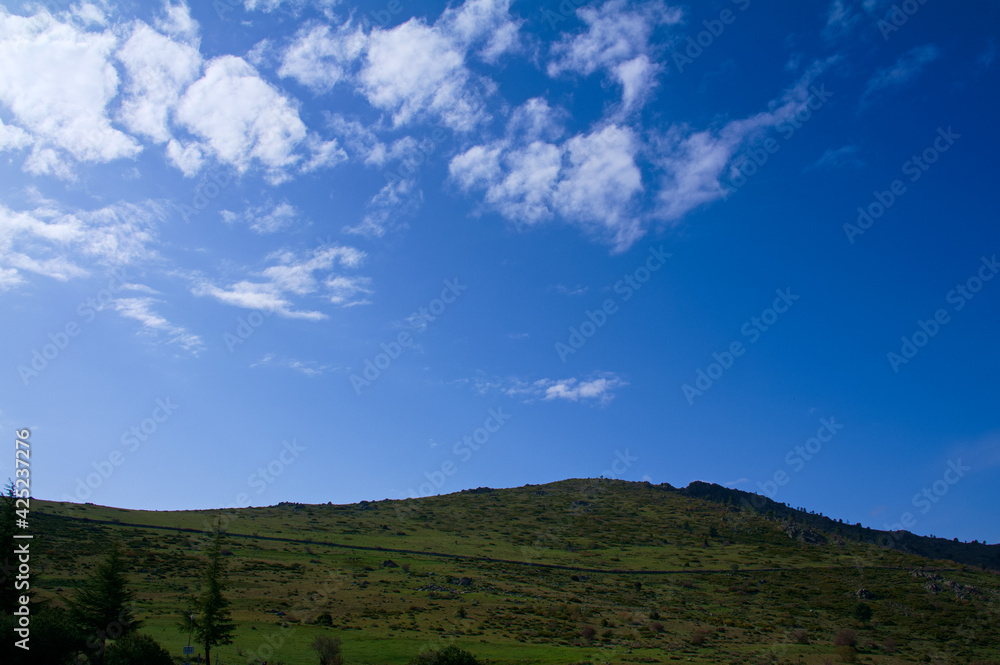 krajobraz góry niebo chmury widoki natura rośliny