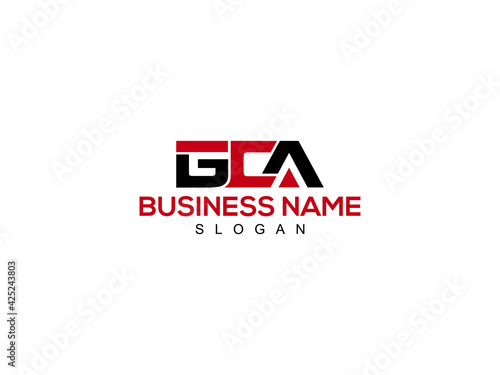 Letter GCA Logo Icon design for Business photo