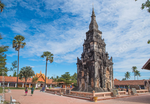 Wat Phra That Ing Hang, the priceless relic of Laos in Savannakhet, Laos