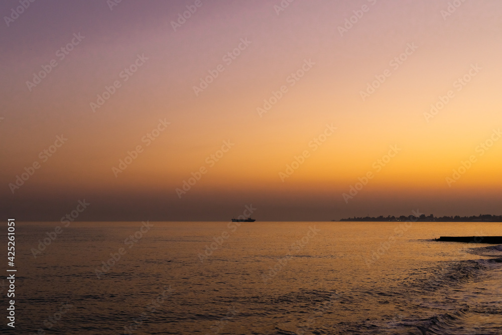 Fototapeta premium sunset on the beach