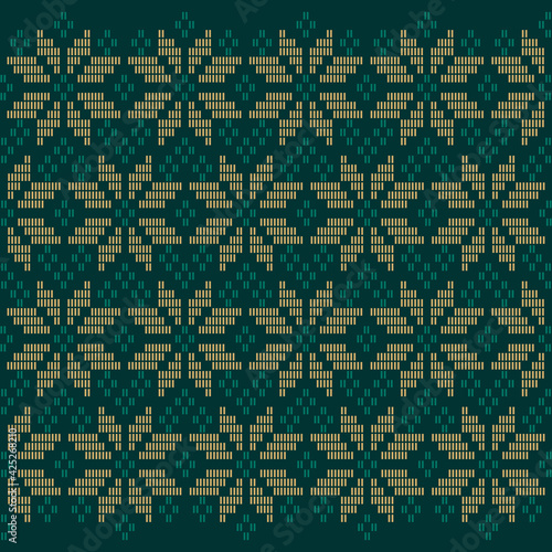 Traditional Batik embroidery motif design, is a technique of wax-resist dyeing applied to whole cloth, or cloth made using this technique originated from south east asia