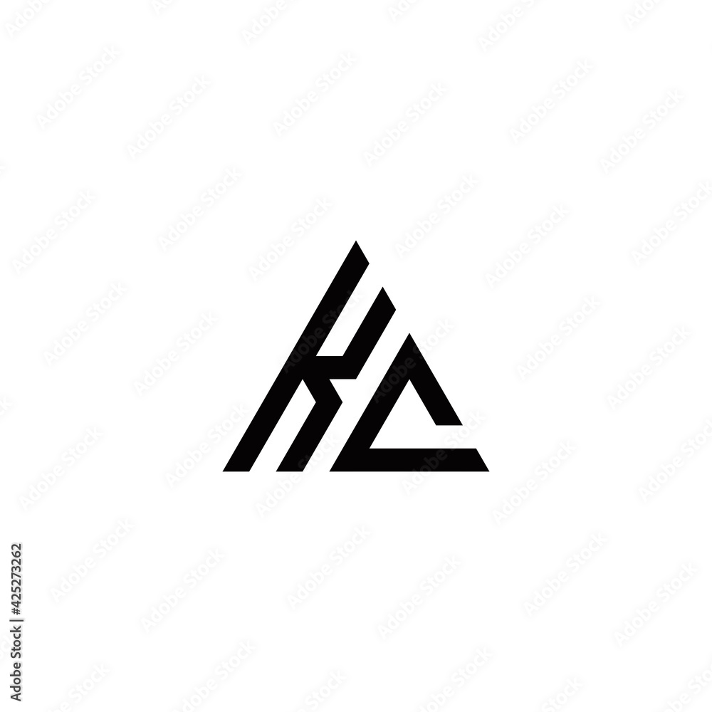 k c kc initial logo design vector template k c kc initial logo design vector template