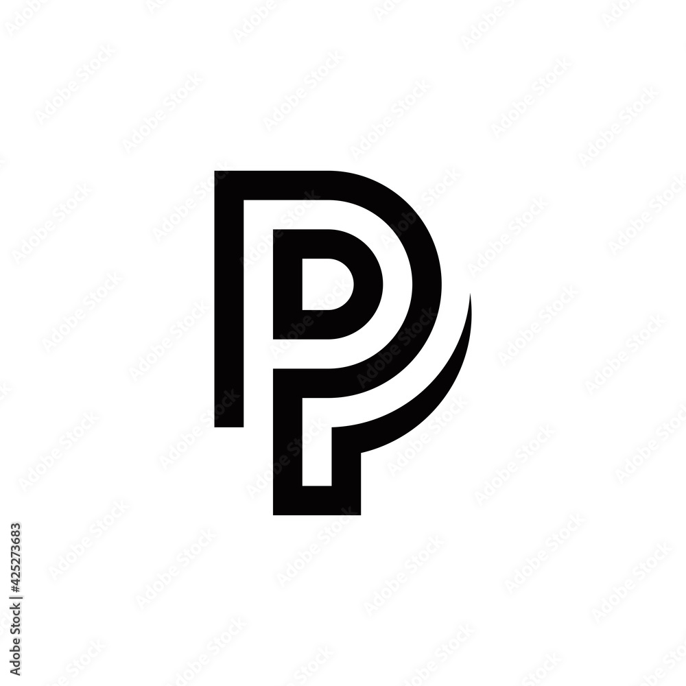 p initial logo design vector template p initial logo design vector template