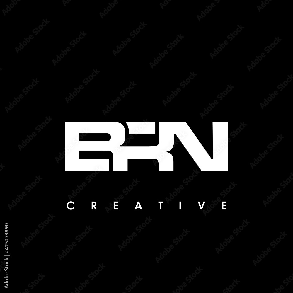 BRN Letter Initial Logo Design Template Vector Illustration BRN Letter Initial Logo Design Template Vector Illustration